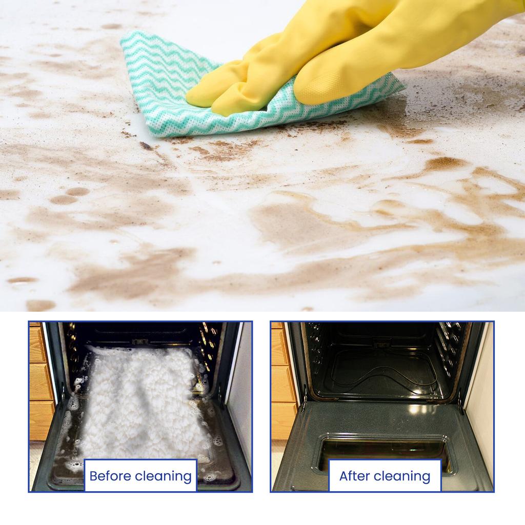Multi-Purpose Foam Cleaner - Mild Foam Cleaner for Multi-Surfaces Removes Stains from Kitchen Stoves Kitchenware Cooktop Spray