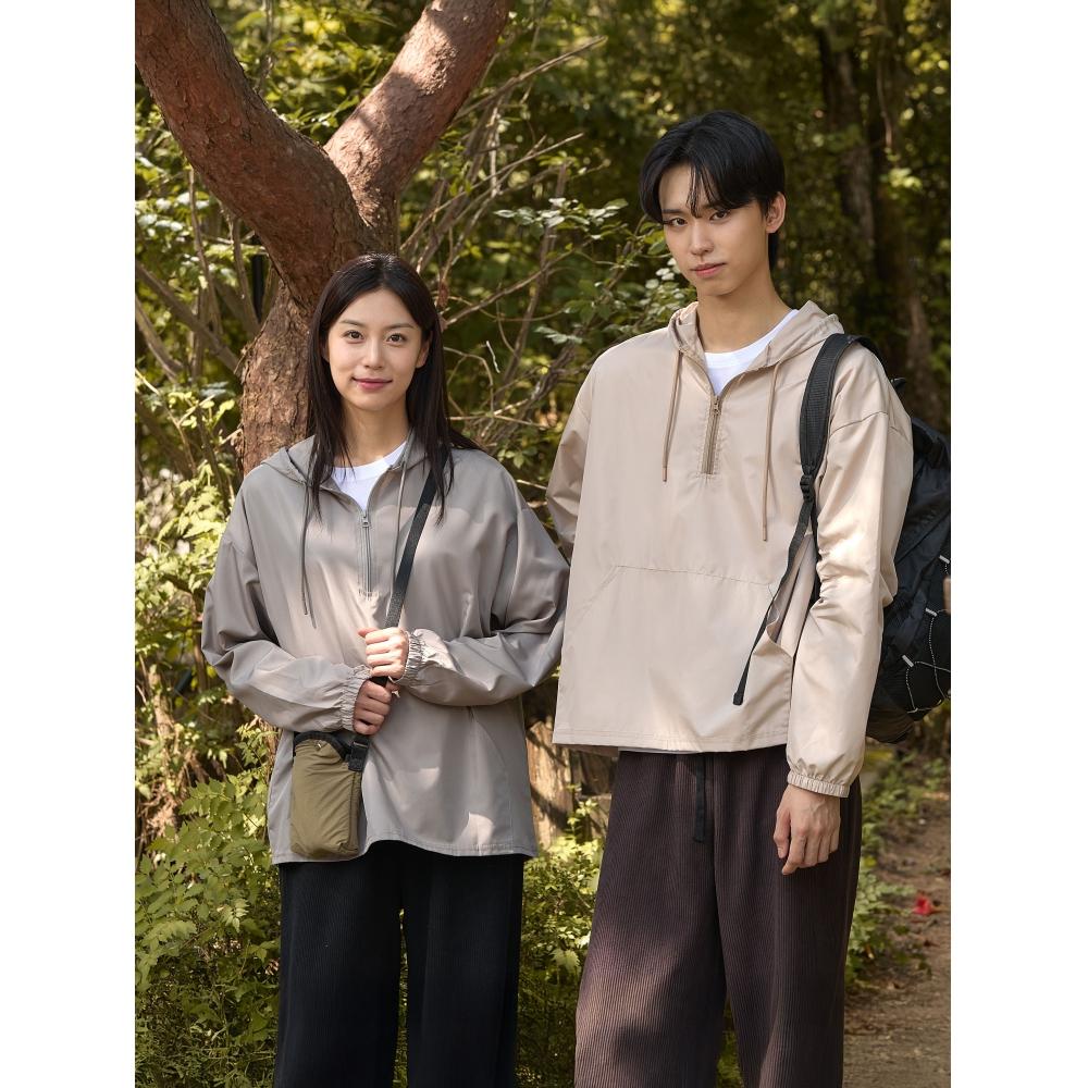 Daiso [pubLic] Hoodie Anorak M L xL Gray