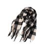 Black and White Plaid Scarf for Women in Winter British Classic Plaid Imitation Cashmere Korean Version Versatile Warm New Trend