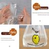 JingJingRS Transparent Smiley Face Vest-Style Shopping Bags