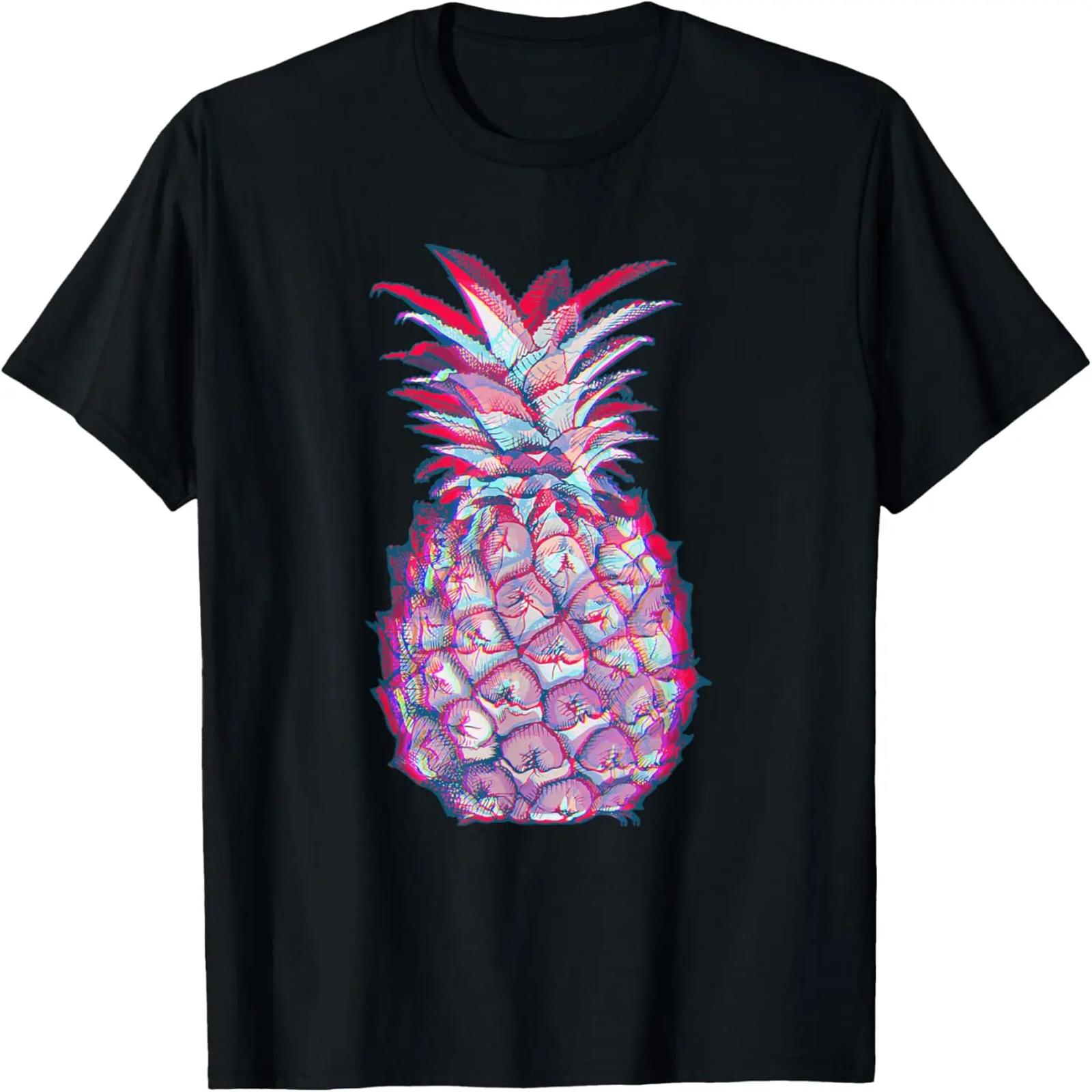 Psychedelic Pineapple T-Shirt Cool Pineapple Gifts S