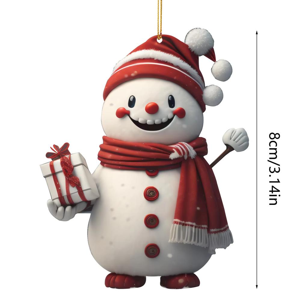 Christmas Decoration Pendant Cartoon Christmas Snowman Pendant Home Garden Christmas Tree Pendant Party Decoration Decoration