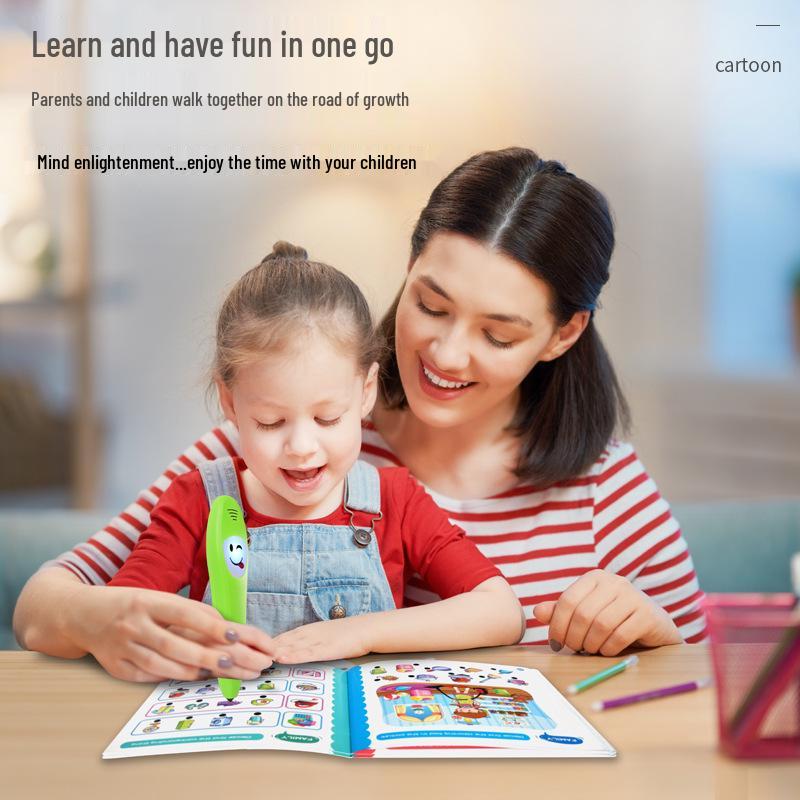 Talking Pen Sound Book: Interactive English Learning Toy for Babies and Early Education