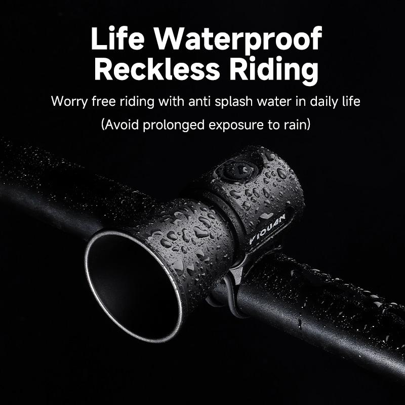 High Decibel Waterproof Bicycle Electric Horn MTB Road Bke Universal Riding Warning Electric Bell Bicycle Accessories