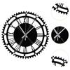 Chic Round Wall Clock Stylish Home Decor Accent for Study Room