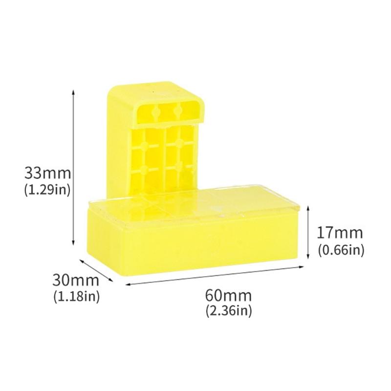 20pcs Precise Wall Tile Alignment Clips Tile Edge Fixer For Seamless Corner Leveling And Edge Positioning PP Build