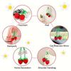 Handmade Knitted Strawberry Car Ornament Hook: Elegant DIY Decor