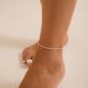 Copper Sparkling Sparkling Starry Sky Anklets, Fashionable, Simple and Niche Design Sense Anklets