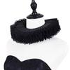 Perfect Match Neck Ruff Detachable Exaggerated Fake Collar Opera Performance Costume Renaissance Ruffle Lace Queen Neck Collars