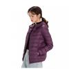 Womens Lightweight Short Down Jacket With Hood 90% White Duck Slim Fit Winter