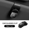 Car Glasses Clip For Porsche Cayenne Panamera Macan 911 718 Taycan Boxster Cayman 918 Sunglasses Holder Eyeglasses Storage Clip QF9
