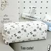 Adorable Kitten Pencil Case: Spacious, Multifunctional Stationery Storage for Girls
