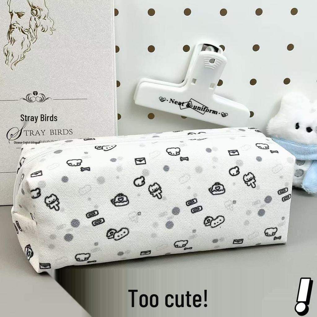 Adorable Kitten Pencil Case: Spacious, Multifunctional Stationery Storage for Girls