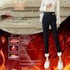Women's High-Waist Lambswool Fleece Stirrup Thermal Leggings