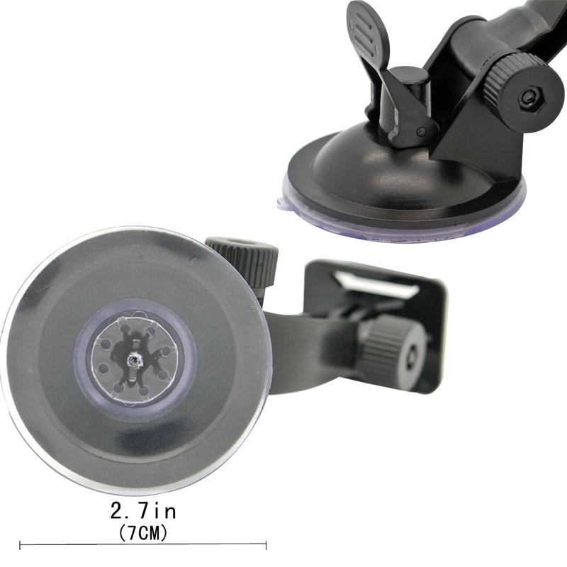 Suction Cup Mount Car Holder For GoPro Hero 12 11 10 9 8 7 6 5 4 SJCAM AKASO Insta360 X2 X3 DJI Osmo Action Camera Accessories