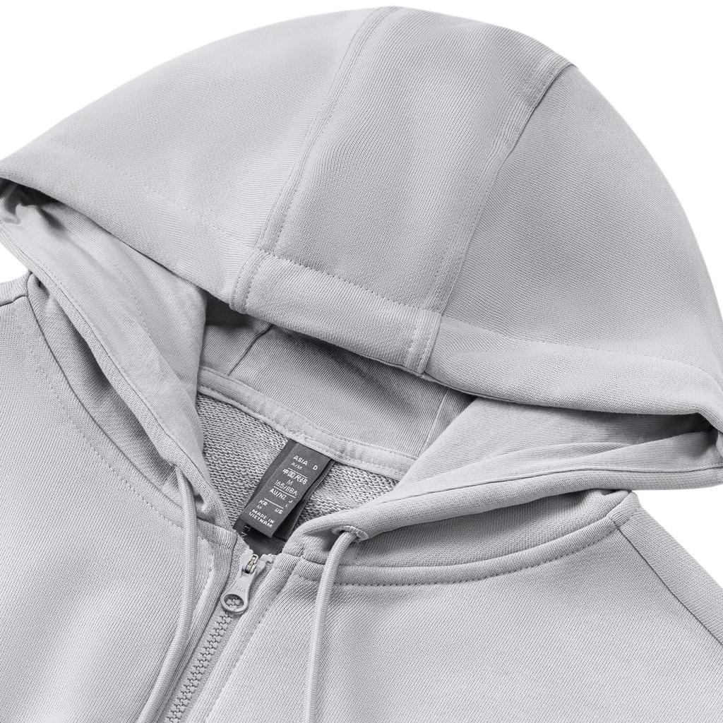 Adidas Sportswear Cropped Hoodie Women Hoodies Light-Cyan Gray JD7712