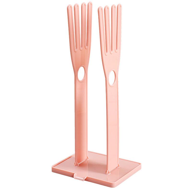 

Абс Кухня Резиновые Перчатки Стеллажи Слив Полотенце Хранение Держатели Принадлежности розовый