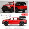 BDTCTK Dodge Ram Mammoth Pick-Up Truck Model Car, Zinc Alloy Pull Back Toy car with Sound and Light for Kids Boy Girl Gift(Red)