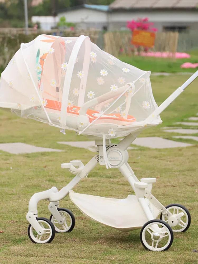 Kinderwagen Moskitonetz, Baby Lauflernhilfe, Vollständige Abdeckung Universal, Kinderwagen Mückenschutz, Zubehör Universal