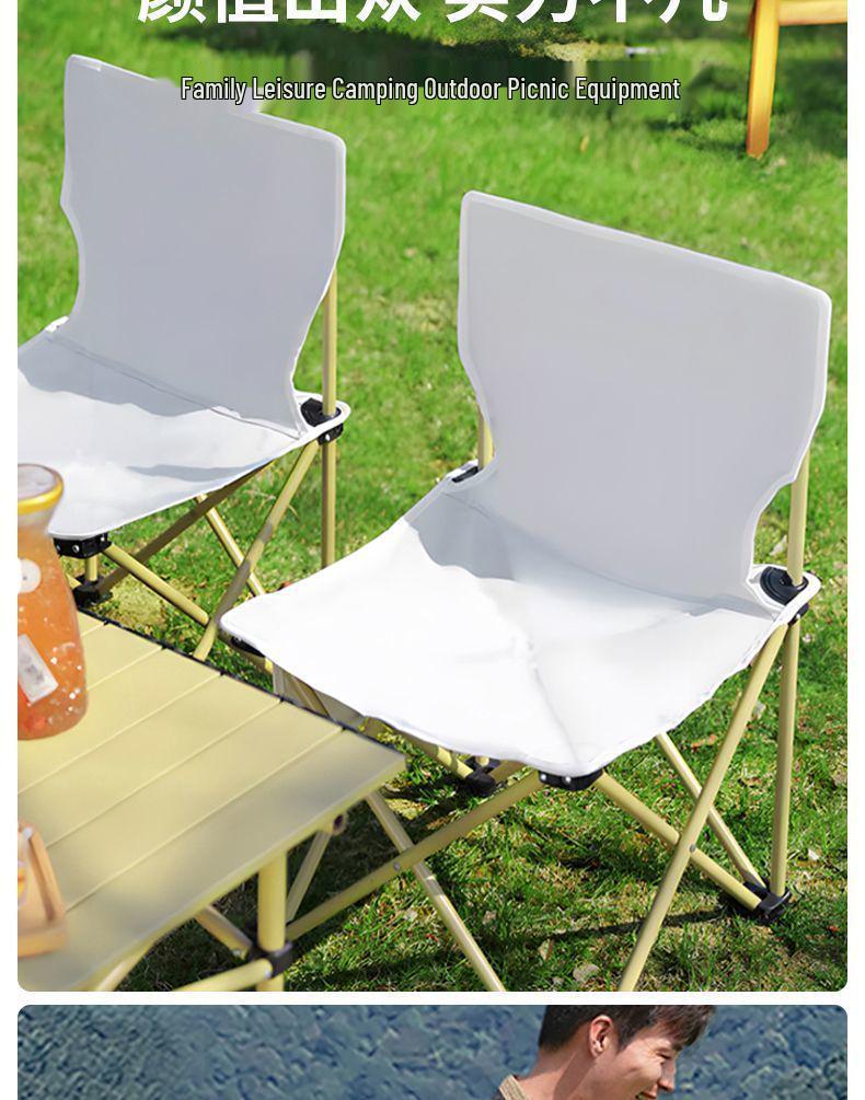 Durable Portable Metal Folding Camping Table for Outdoor, Night Market, Car-Mounted, and Barbecue Use