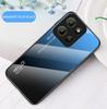 Gradient Tempered Glass Protect Case For Moto G15 G05 G85 G35 E15 G24 Edge 60 Fusion 60s 50 Neo 50 Pro 40 30 Ultra Glossy Cover