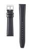 Watch Genuine Cowhide Smooth Cut Water Repellent Band 17mm Lug Width 14mm Buckle Width Black Men's
