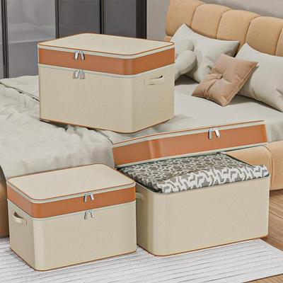 Quilt-Organizer und Baumwollkleidungs-Duffelbag Tragbar Große Kapazität Feuchtigkeitsbeständig Baumwoll-Quilt Aufbewahrung Sortiertasche Umzug