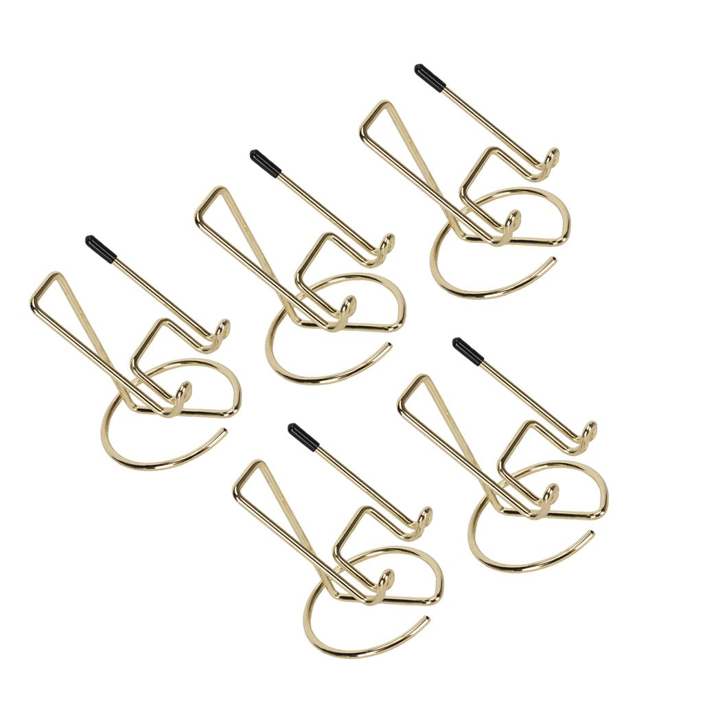 5Pcs Metal Desk Cell Phone Stand Cute Electroplated Metal Mobile Phone Stand Holder Desktop Accessor