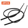 2Pcs for Toyota Corolla 2003 2004 2005 2006 2007 2008 Black Car Top Roof Trim Molding Sealing Strip Kit Replacement Accessories