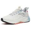 Anta Rocket 4.0 Advanced Training Collection Breathable Low-Top Running Shoes Women's White Silver Orange Sneakers 122245530-2