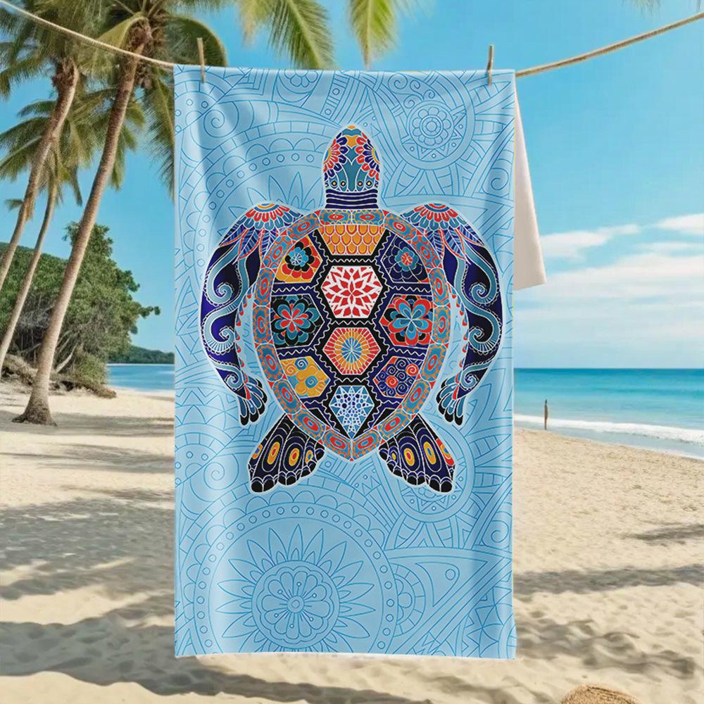 New, Double-sided Velvet Beach Towel, Support Surf Towel, Sports Towel.
