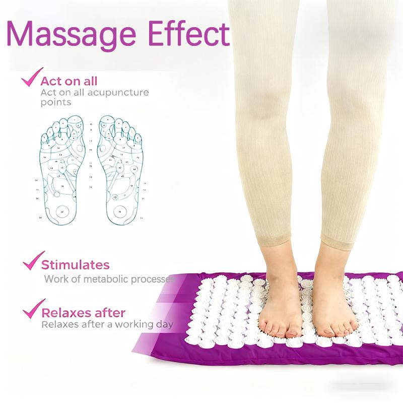 Yoga Massage mat,Yoga Mat Non-slip EXercise Fitness Pad Mat,Unique Acupuncture Massage Mat For Back, Neck, Shoulders, Arms, Legs, Joints, Body,