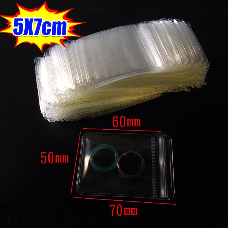 10/100pcs Highly Transparent PVC Stationery Sealed Bags Anti Oxidation Jewelry Bags Self Sealing Bag Zipper Sealed Bag