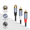 Y Adapters 1 RCAs (Female) To 2 RCAs (Male) Stereo Sound Y Adapters Subwoofer Cable 1 Female To 2 Male Y Splitter Connectors