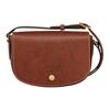 Longchamp Épure Snap Closure Adjustable Shoulder Strap Leather Crossbody Bag Small Women Crossbody Bag Brown 10253HYZ035