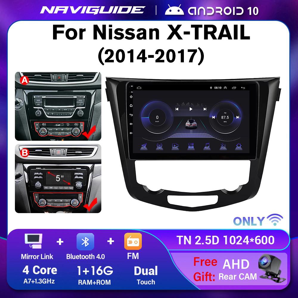 10'' 2 Din Android Car Radio Multimedia For Nissan X-TRAIL X Trail T32 Qashqai 2 J11 2014-2017 Autoradio Carplay Gps NO Dvd Player