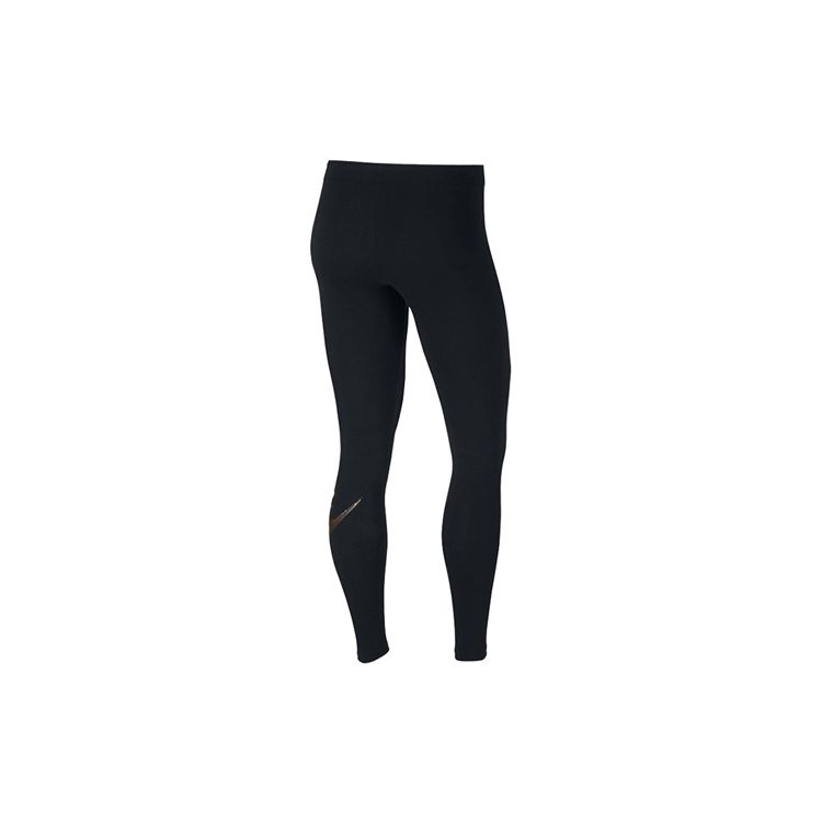 Nike W Nsw Lggng Metallic Gx Logo Print Leggings Women Leggings Black 939303-010