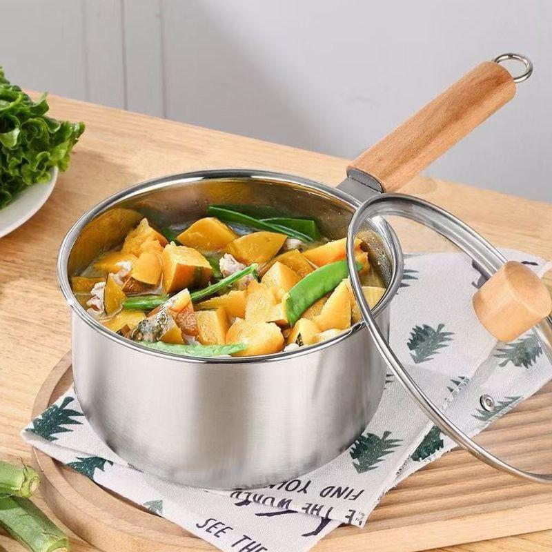 Stainless Steel Non-stick Baby Milk & Food Pot with Steaming and Boiling Functions
