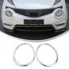 Silver Front Fog Light Trim Cover Ring for Nissan Juke 2014+