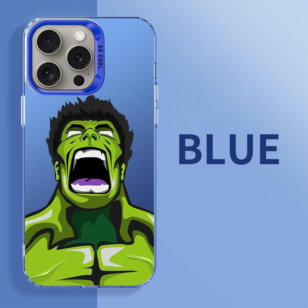 Hulk Hawk Silver Cross-Border Phone Case for iPhone 15, 14, 13, 8, 1