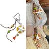 Starfishes Beaded Bag Charm With Rope And Resin Design Bag Pendant Travel Gift Fashion Accessories Keychain for Women