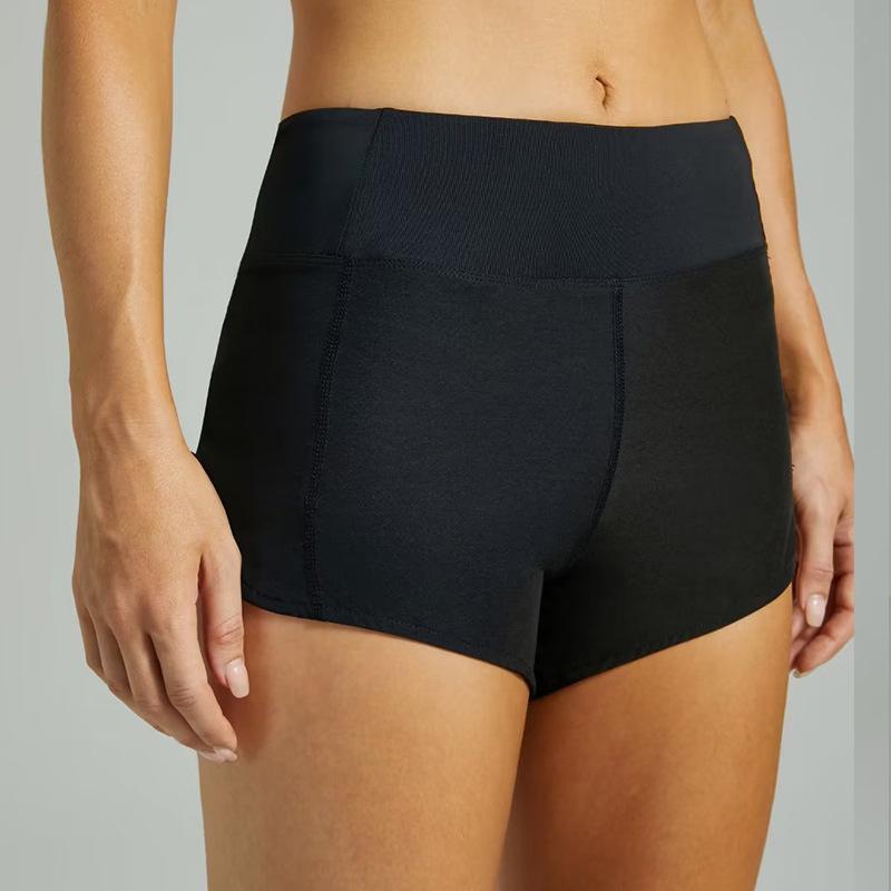 Yoga Shorts Women's Hot Pants Sports High Waisted Fitness Lined with Track and Field Marathon Running