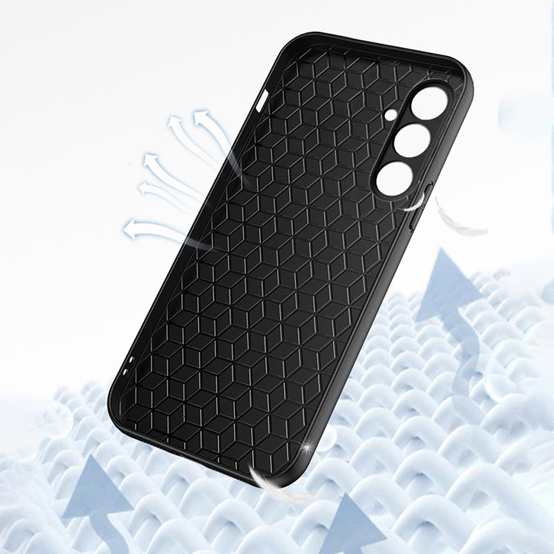 For Samsung Galaxy A24 4G (162.1 X 77.6 X 8.3mm) Case Anti-Drop PU+TPU Slim Phone Cover