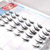 Butterfly Girl Adhesive-Free Sunflower Manga V-Shape Natural False Eyelashes for Halloween Cosplay