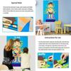 Kids' Felt Body Structure Puzzle Board With Organ Images