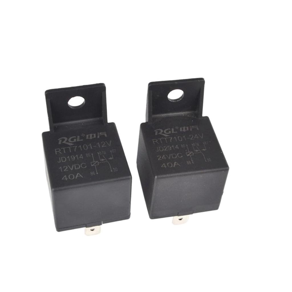RTT7101 40A Auto Relay with Silver Alloy Contact,5pin,Coil Voltage 12VDC 24VDC(12VDC)