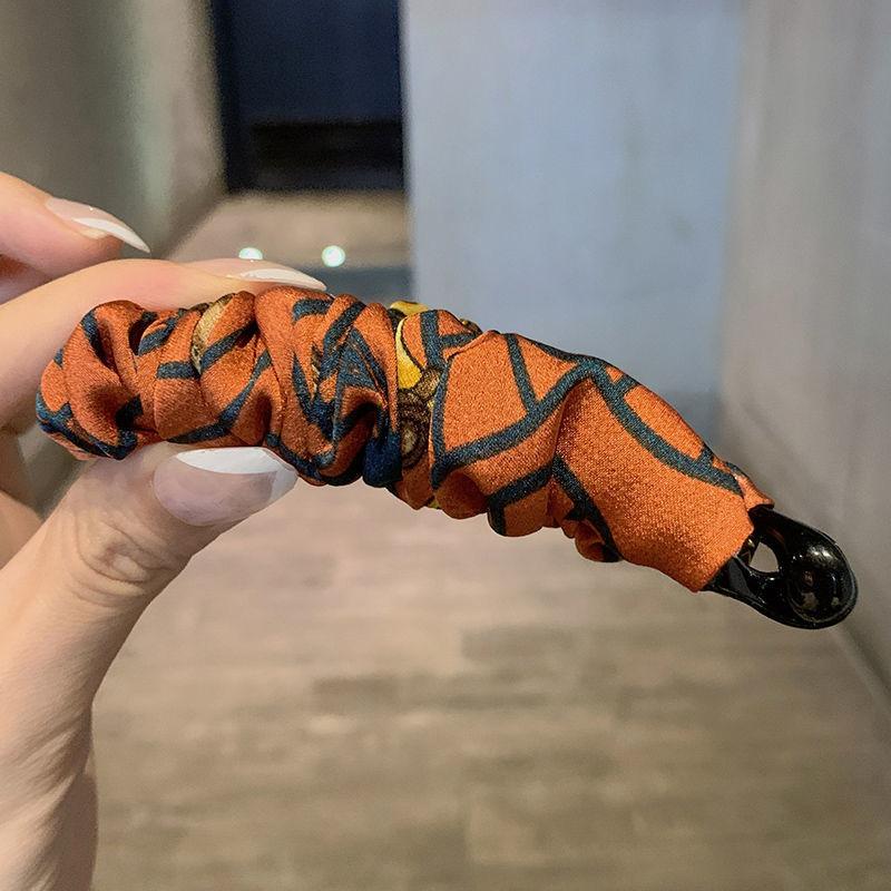 New Color Pan Hair Banana Clip Light Luxury Stone High-end Fashion Ponytail Clip Hair Accessories Hairpin