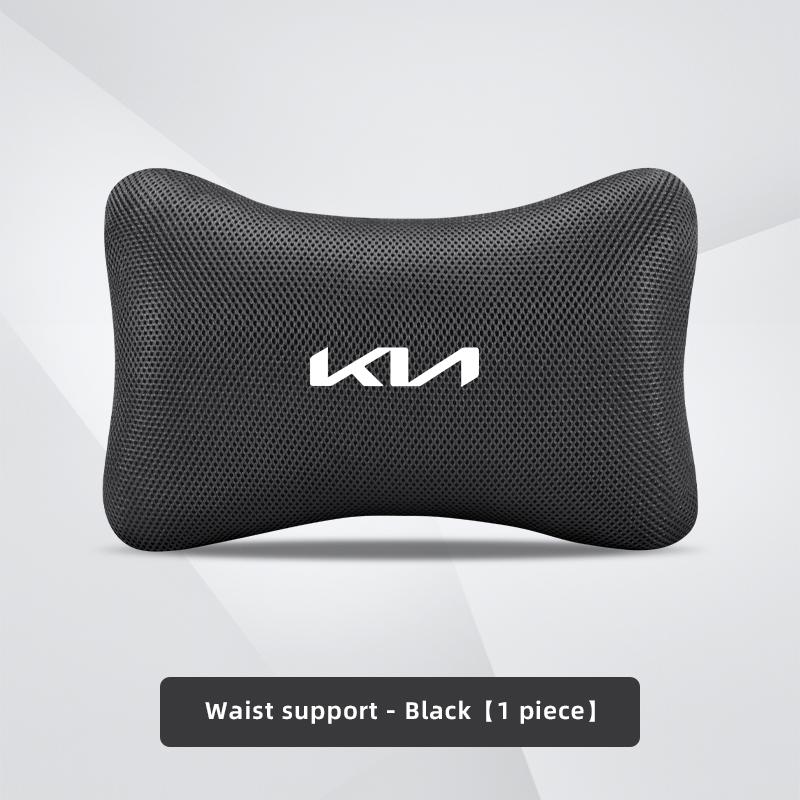 Soie glacée Oreiller de soutien lombaire pour appui-tête de voiture Coussin souple pour KIA K5 K9 RIO Sorento Ceed EV6 Sportage Carnival Stinger Forte Niro