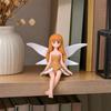 8/1Pcs Miniature Fairy Figurines Hand-Painted Small Flower Fairies with Wings Garden Micro Landscape Potted Cake Topper Decor