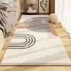 Morandi Color Bedroom Bedside Carpet Master Bedroom Bedside Floor Mat Room Premium Sense Floor Mat Long Strip Machine Washable Mat
